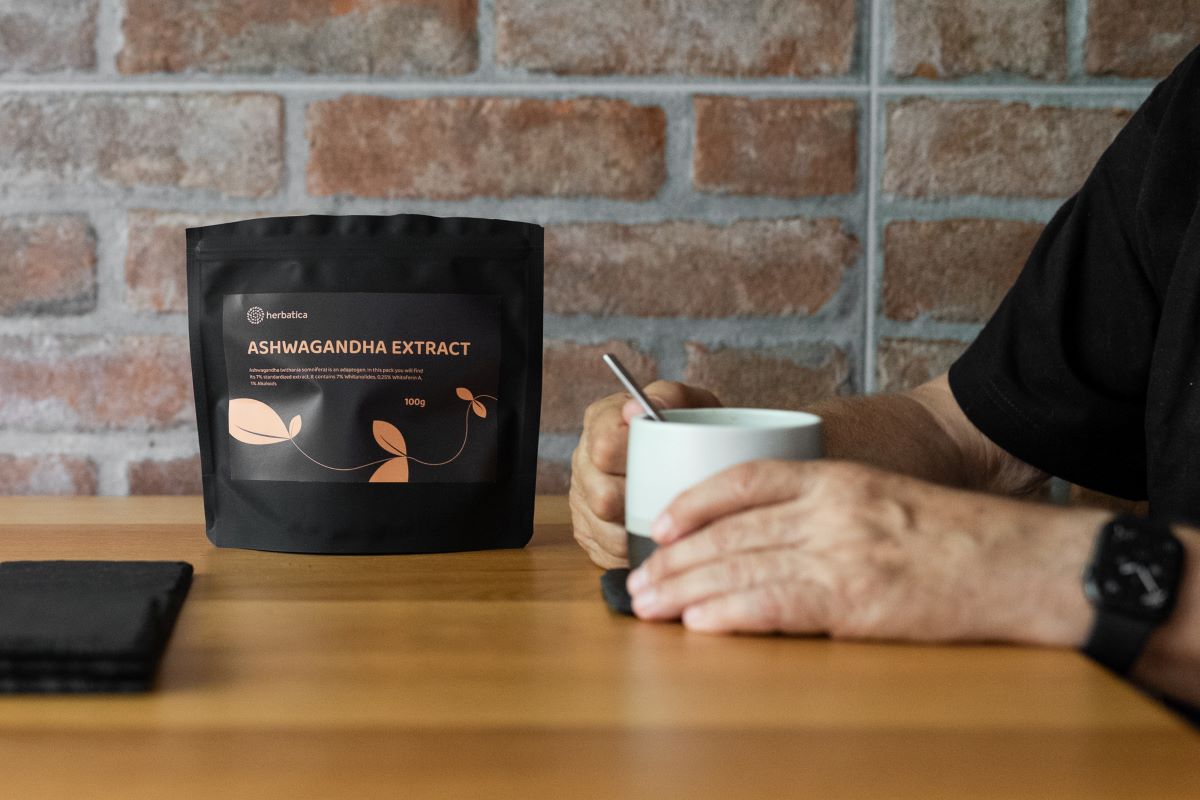 Ashwagandha por a stressz és a szorongás enyhítésére, Herbatica